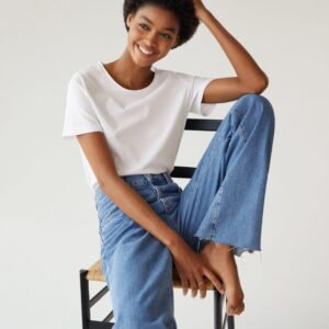Essential cotton-blend T-shirt