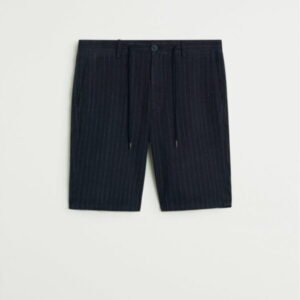Elastic waist cotton shorts